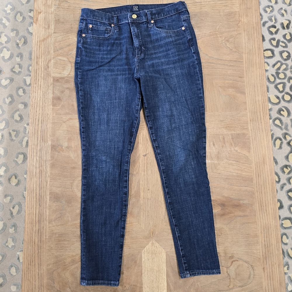 GAP Women's Dark Blue Skinny Jeans